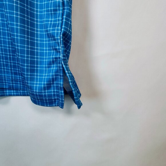 PGA Tour Men's Medium Pro Series Golf Plaid Polo NWT - Picture 6 of 9